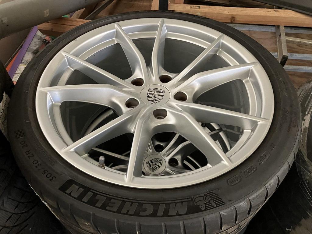 Originele Porsche 911 992 C4 velgen met MICHELIN 305-30-20 i, Auto-onderdelen, Ophalen, Gebruikt, -, -