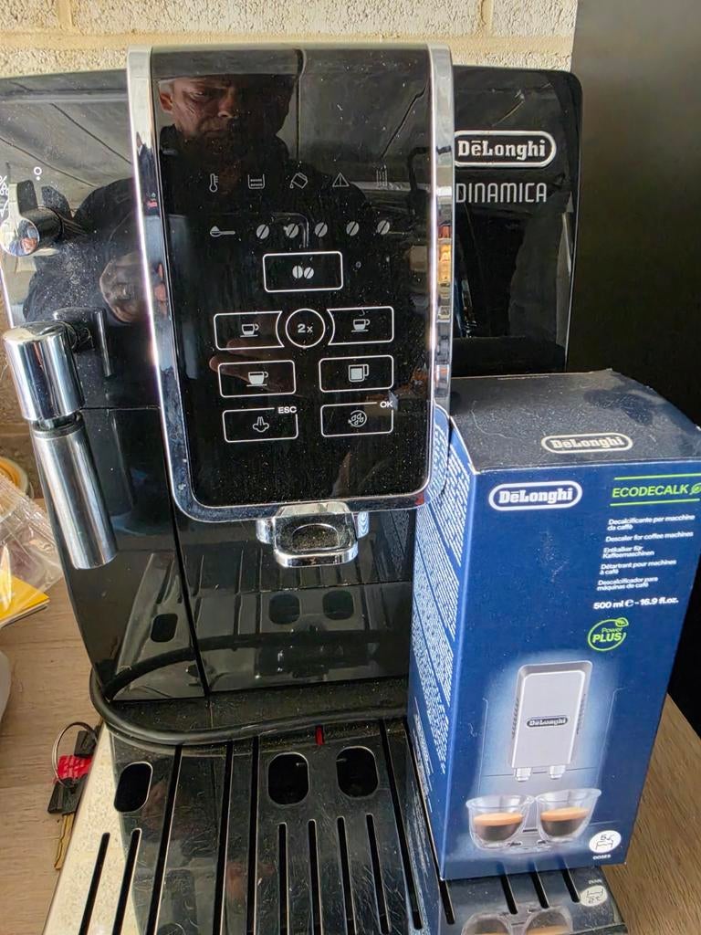 Machine à café De Longhi dinamica, Zo goed als nieuw, Espresso apparaat, Koffiebonen