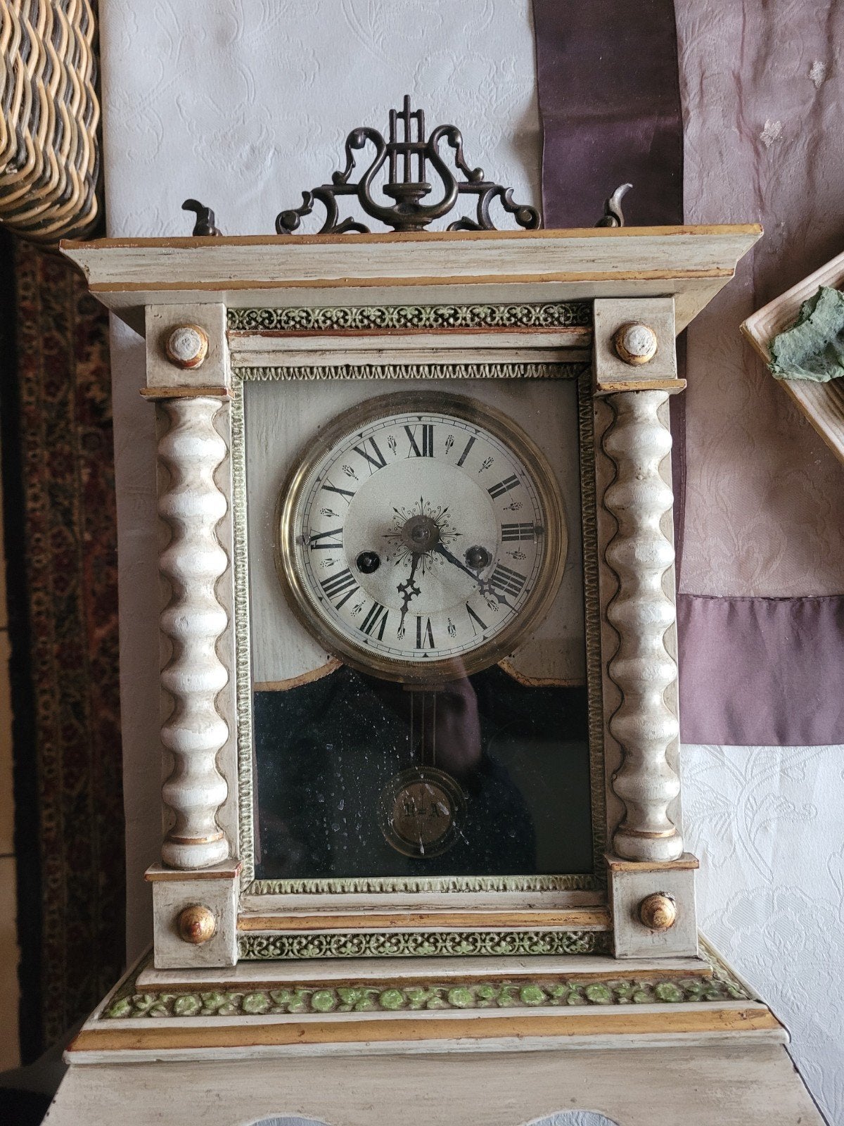Tafel klok "Hermle", Antiek en Kunst, Ophalen