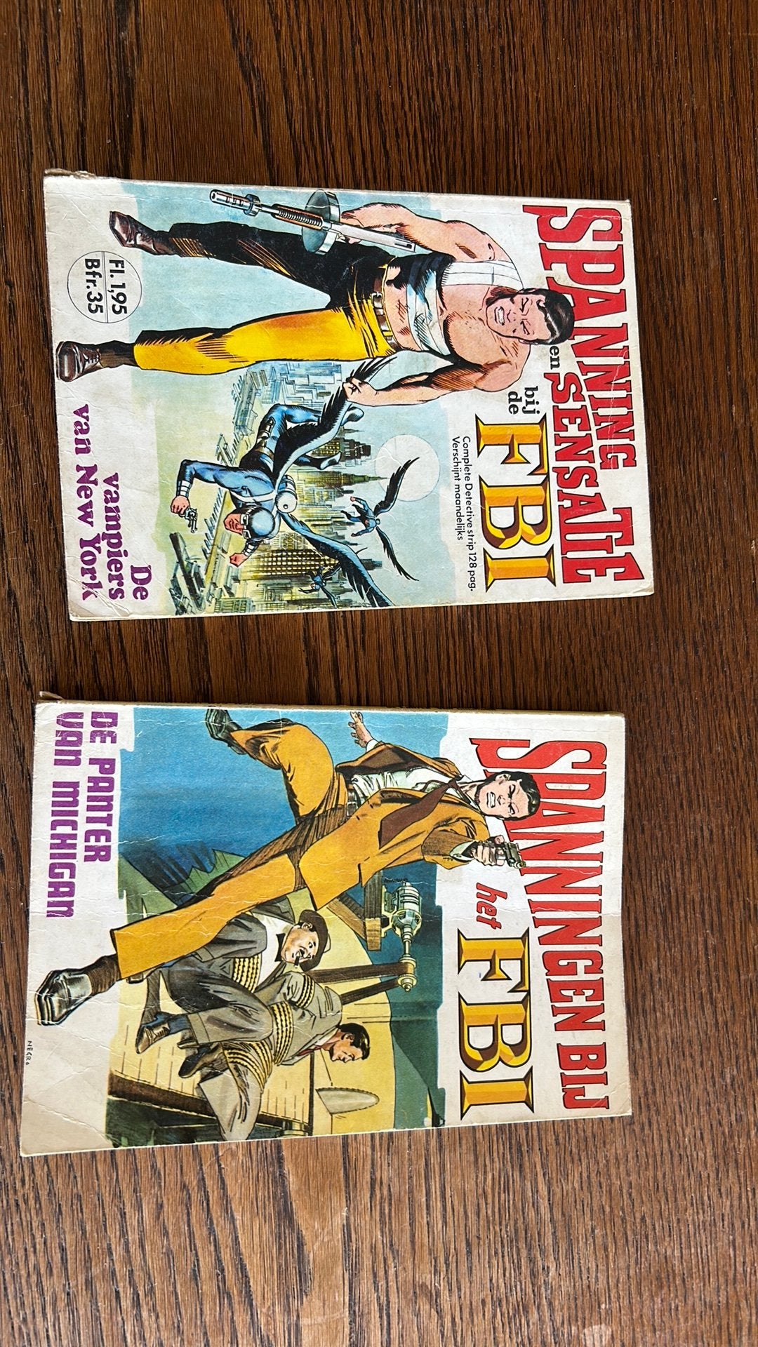 Spanningen bij het FBI (1976), Boeken, Stripverhalen, Meerdere stripboeken, Ophalen of Verzenden, Gelezen