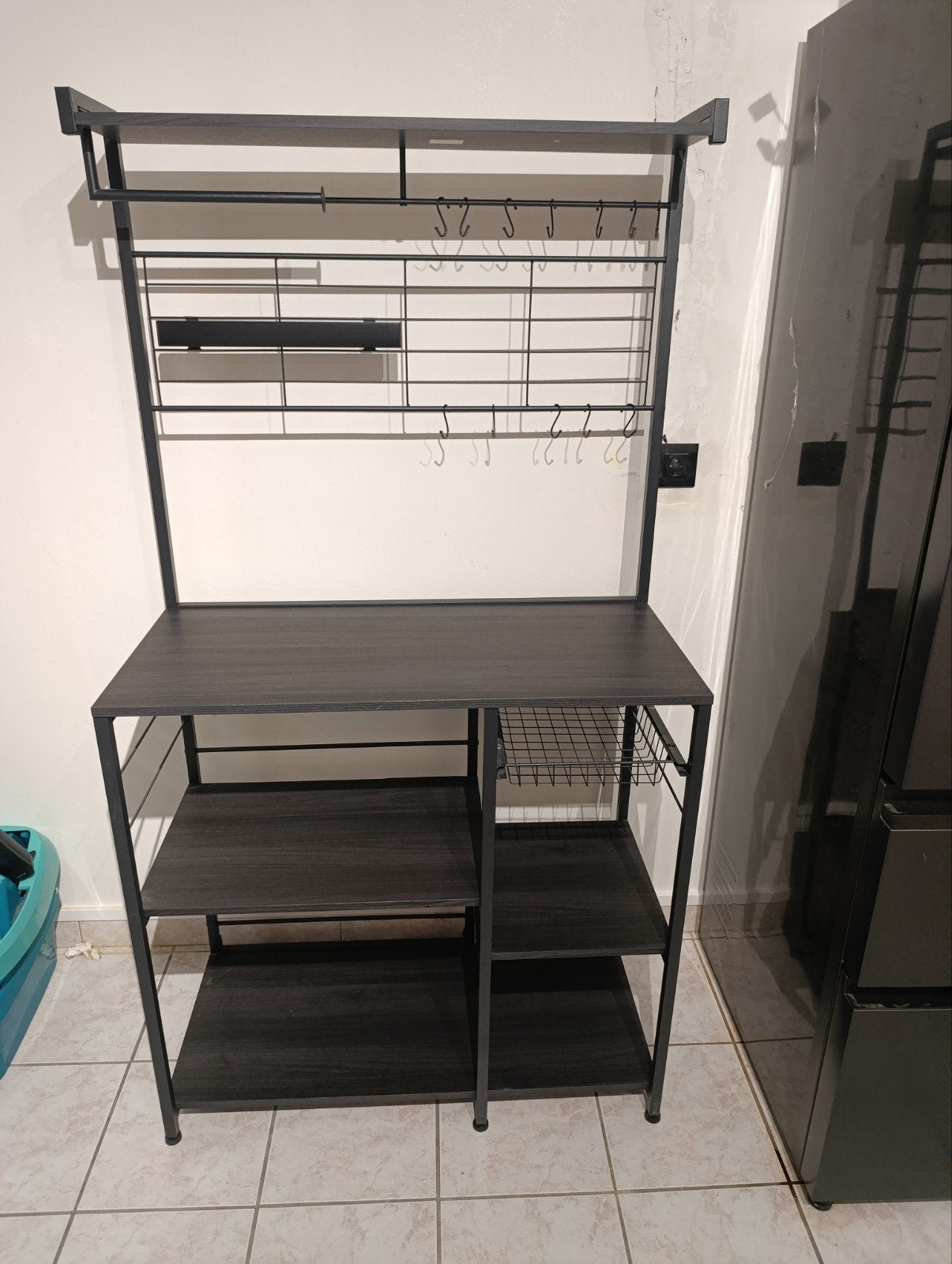 Meuble d'appoint pour cuisine de couleur noir., Maison & Meubles