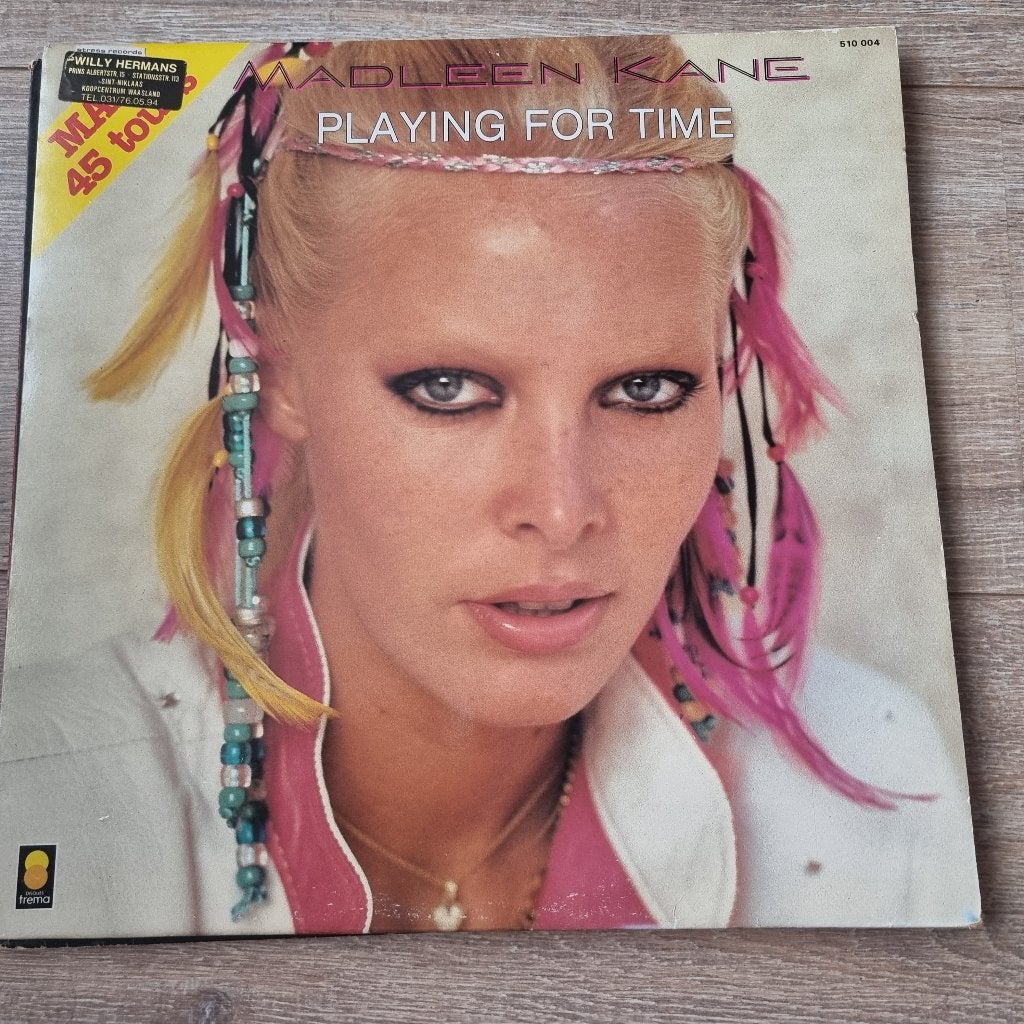 12" Madleen Kane – Playing For Time, CD & DVD, Vinyles Singles, Enlèvement ou Envoi, Utilisé, 12 pouces, Dance et House
