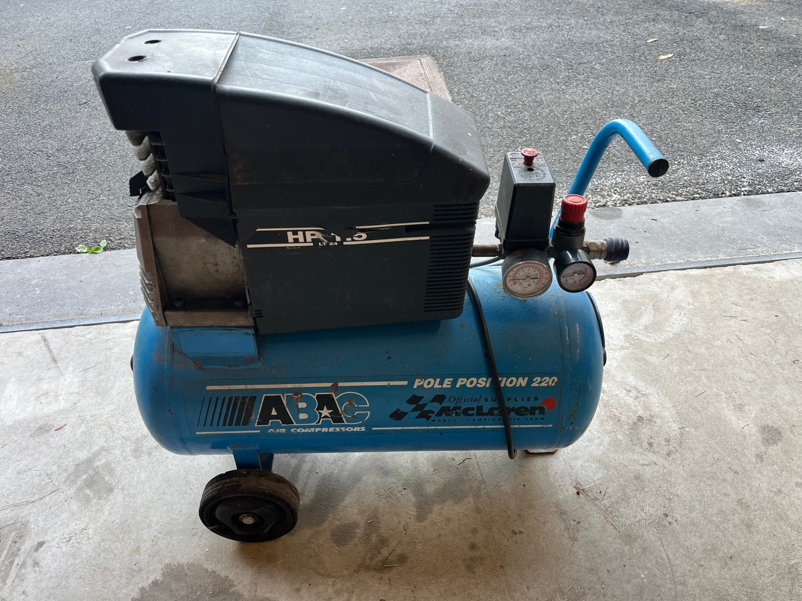 Compresseur ABAC pole position 220, Bricolage & Construction, Enlèvement, Comme neuf