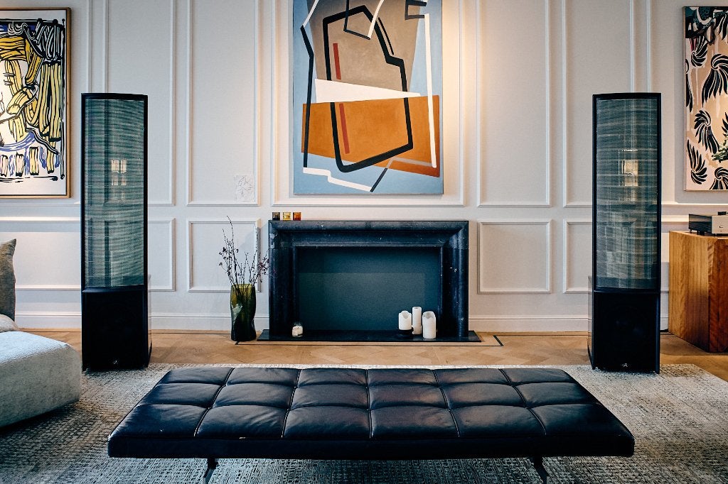 Martin Logan Renaissance ESL 15A – Sapphire Blue High-Gloss, Audio, Tv en Foto, Luidsprekerboxen, Vloerstaande luidspreker, Zo goed als nieuw