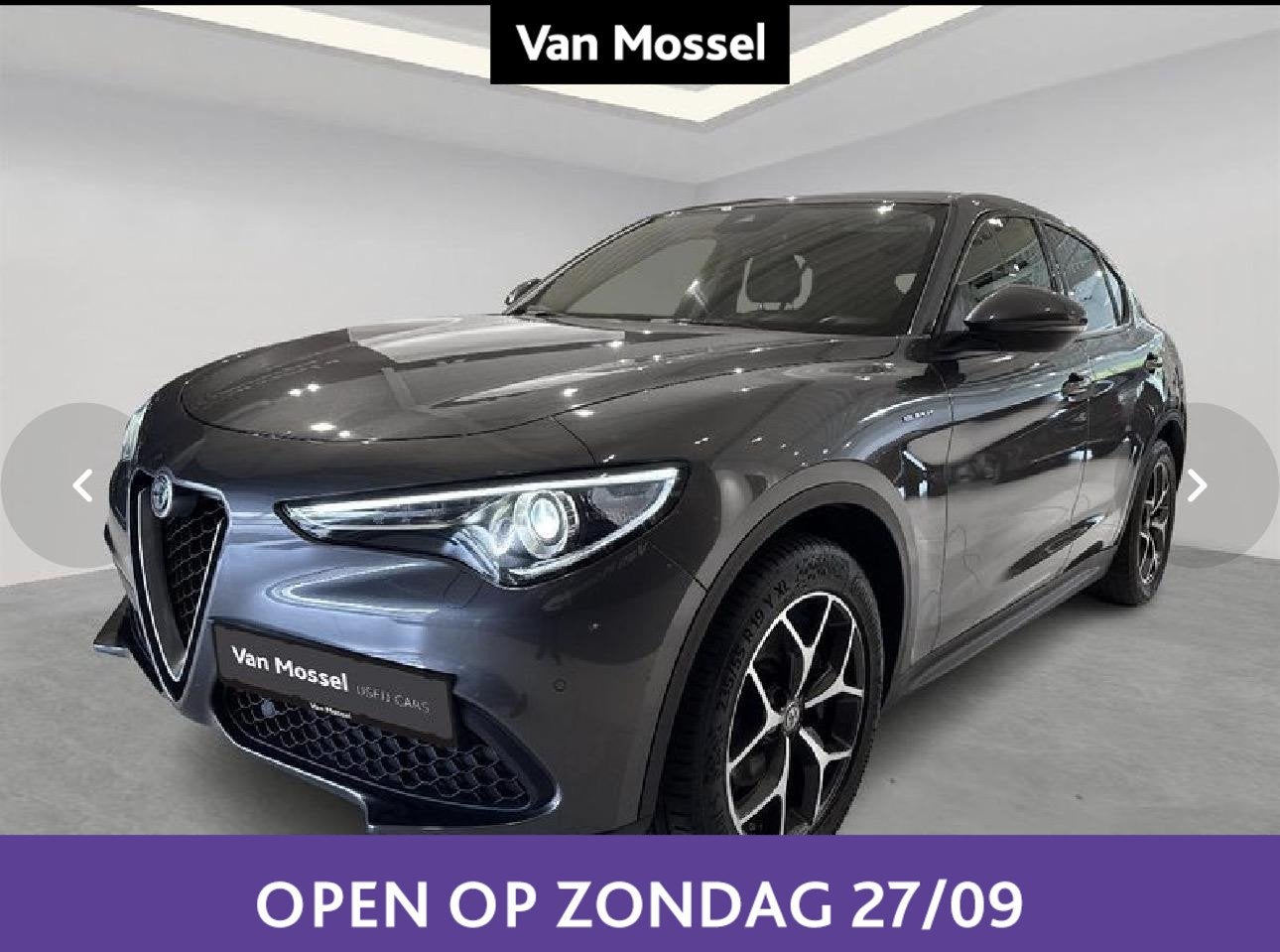 Alfa Romeo Stelvio 2.0 200 Super AWD (automatique), Autos, 1660 kg, Argent ou Gris, Entreprise, 5 portes