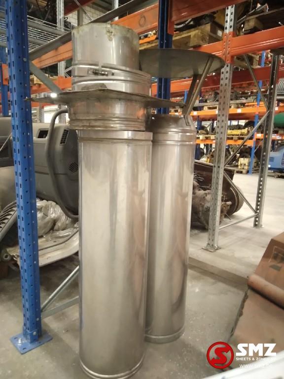 Occ Inox schoorsteen 2m dia 300mm, Auto-onderdelen, Vrachtwagen-onderdelen, Overige merken, Overige Auto-onderdelen, Gebruikt