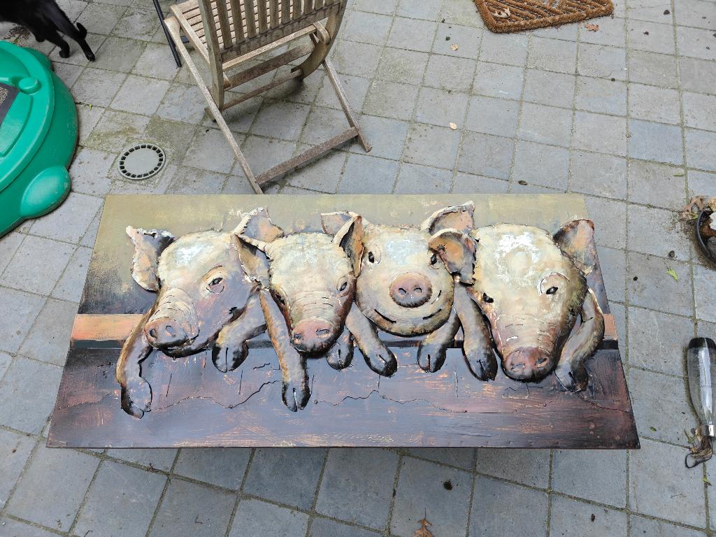 Wanddecoratie, Ophalen, Handgemaakt, 60 cm, Nieuw