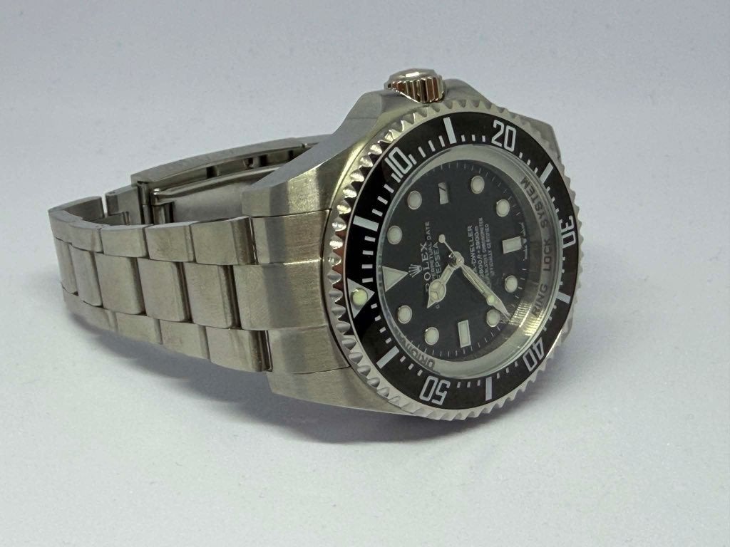 Te koop heren horloge R model Deep Sea-Dweller BP Swiss Made, Autres marques, Enlèvement ou Envoi, Acier, Acier