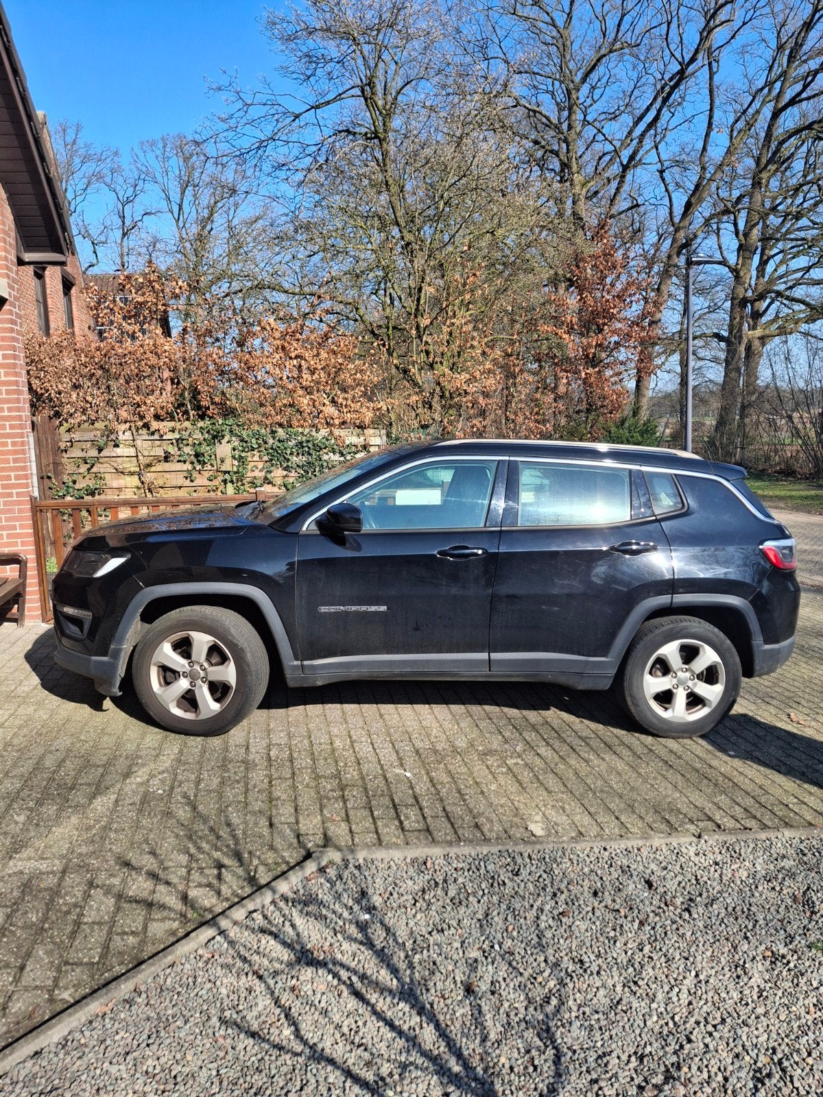 jeep compass, Auto's, Jeep, Voorwielaandrijving, Stof, Euro 6, Zwart
