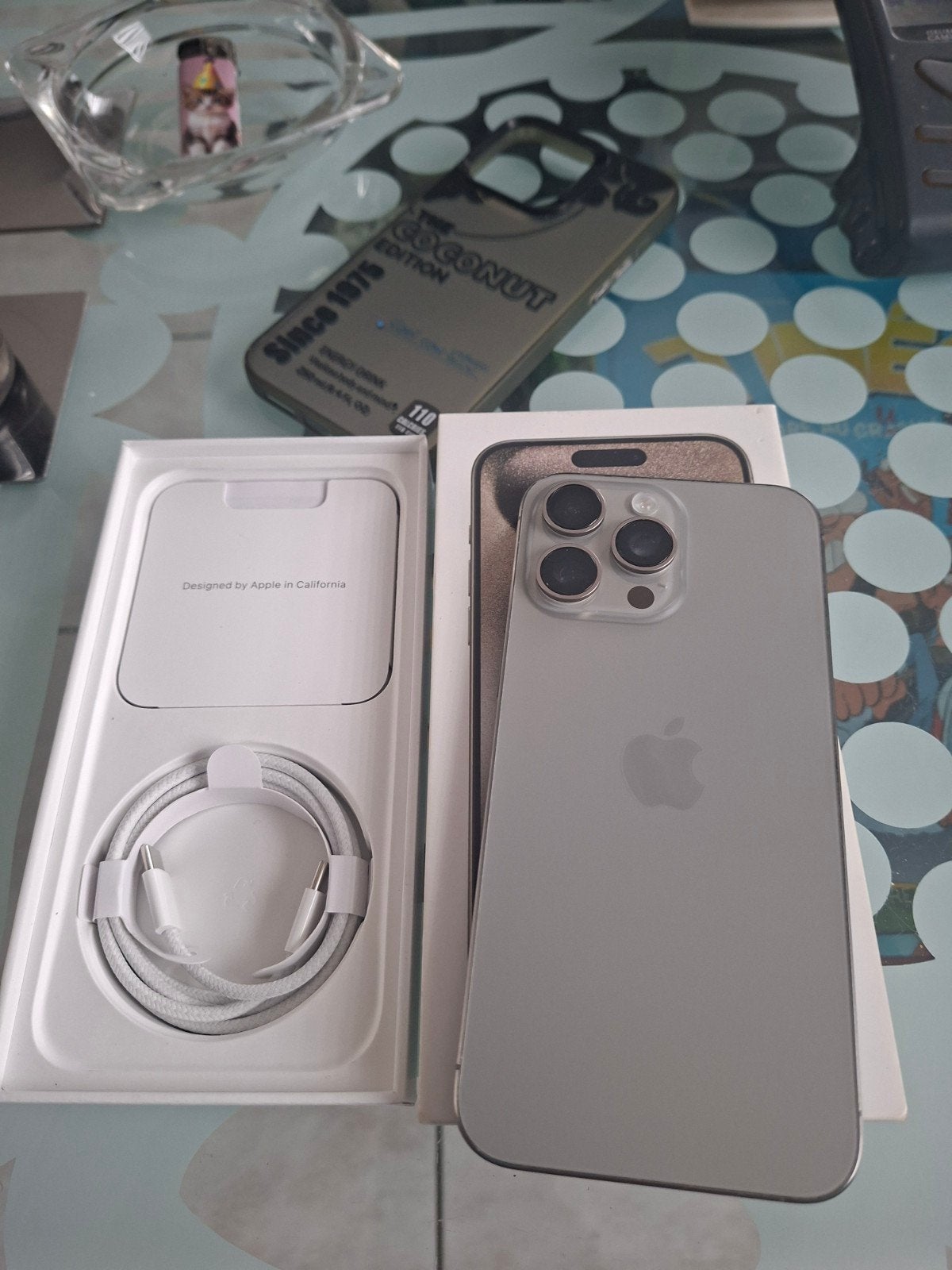 iPhone 15 pro max, Télécoms, Téléphonie mobile | Apple iPhone, 256 GB, Gris, IPhone 15 Pro Max, Comme neuf