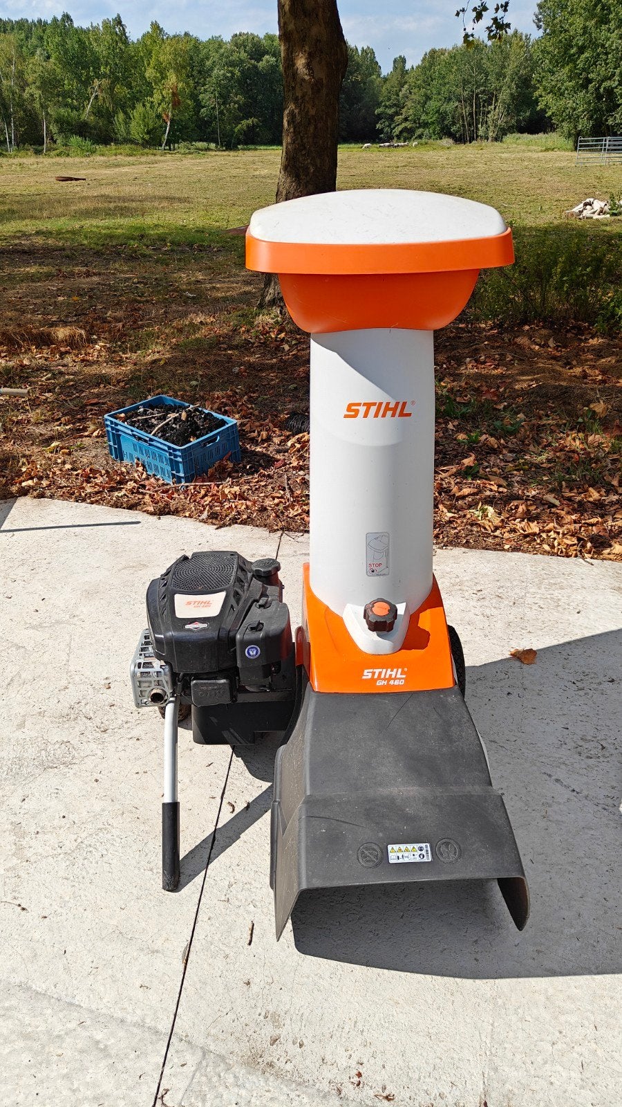 Stihl GH 460 hakselaar, Enlèvement, Comme neuf, Essence, Stihl