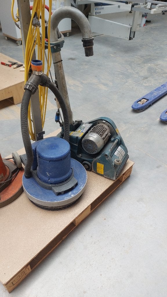 Parketschuurmachine, Ophalen, Zo goed als nieuw, 1200 watt of meer, Excentrische schuurmachine