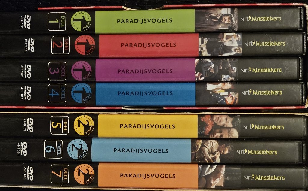 Paradijsvogels (1979) Reeks 1&2, Ophalen of Verzenden, Zo goed als nieuw, Nederlands, Nederlands