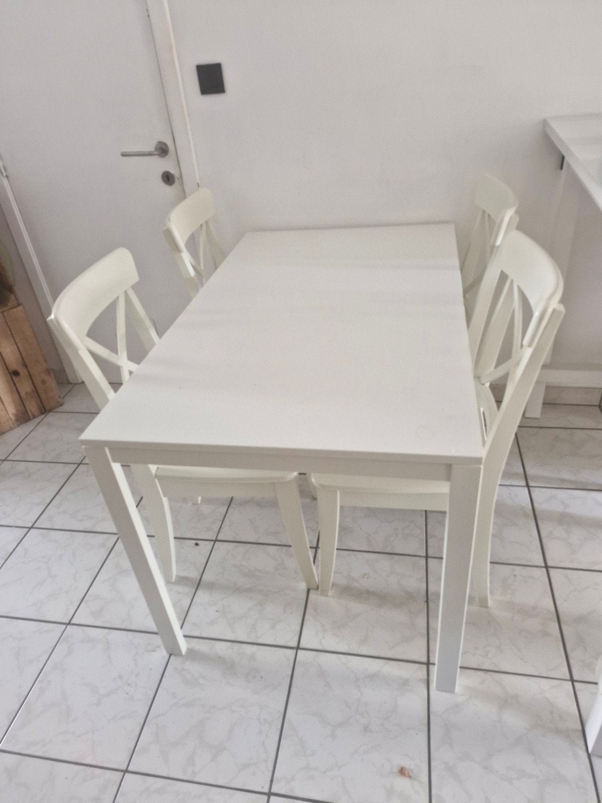 Tafel met 4 stoelen, Ophalen, Vier personen