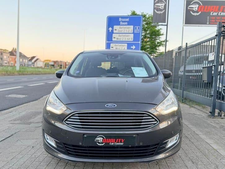 Ford C-Max Titanium Facelift 2016 133dkm 125pk Benzine FULL, Voorwielaandrijving, Monovolume, Euro 6, Leder en Stof