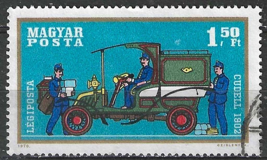 Hongarije 1970 - Yvert 320PA - Cudell uit 1902 (ST), Verzenden, Gestempeld