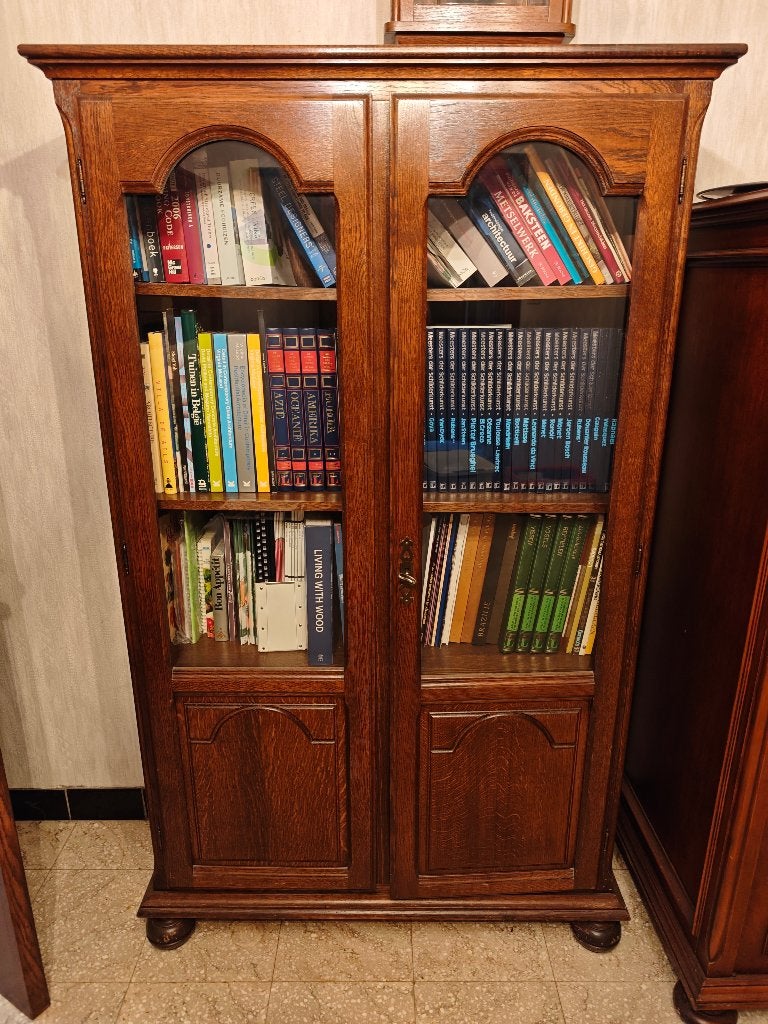 houten boekenkast, Ophalen, 100 tot 150 cm, 150 tot 200 cm, 25 tot 50 cm