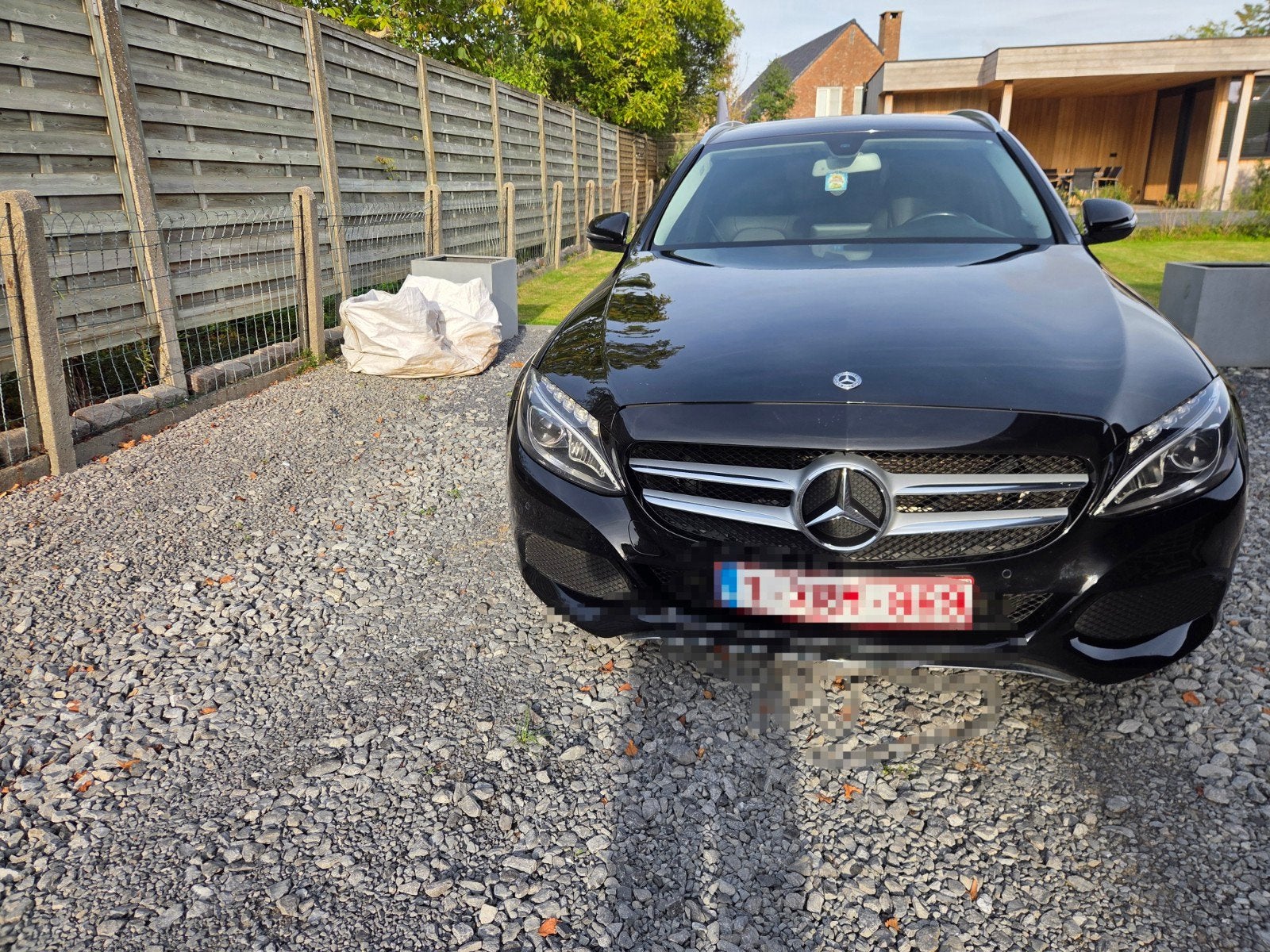 Mercedes benz c200, Auto's, Achterwielaandrijving, Zwart, Zwart, Leder
