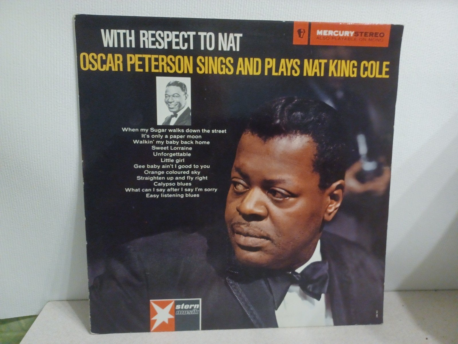 Jazz Lp Oscar Peterson  With Respect to Nat, CD & DVD, Enlèvement ou Envoi, Jazz, LP