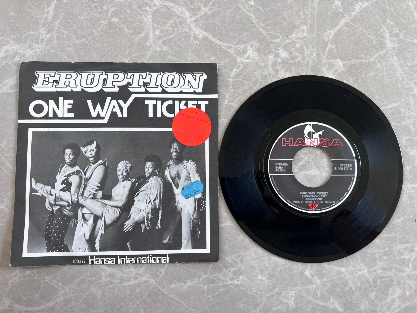 Vinyl 7" Eruption, Ophalen of Verzenden, Gebruikt, 7 inch