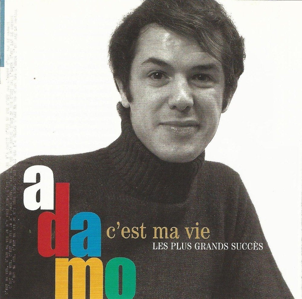 2CD * ADAMO * C'EST MA VIE - LES PLUS GRANDS SUCCES, Cd's en Dvd's, Cd's | Franstalig, Ophalen of Verzenden, Zo goed als nieuw