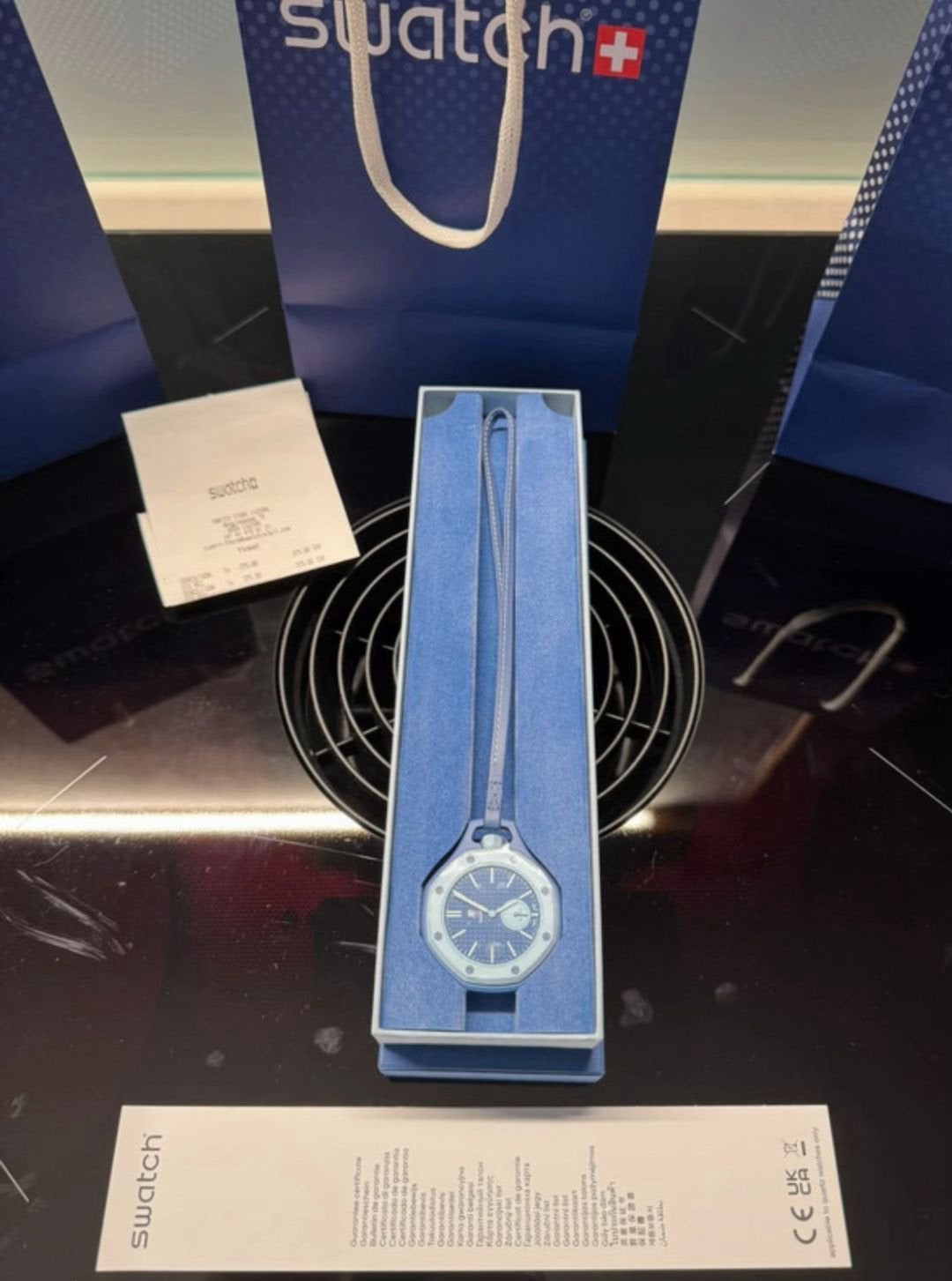 Swatch X Audemars Piguet Royal Pop zakhorloge nieu, Handtassen en Accessoires, Horloges | Heren, Verzenden, Nieuw, Zakhorloge