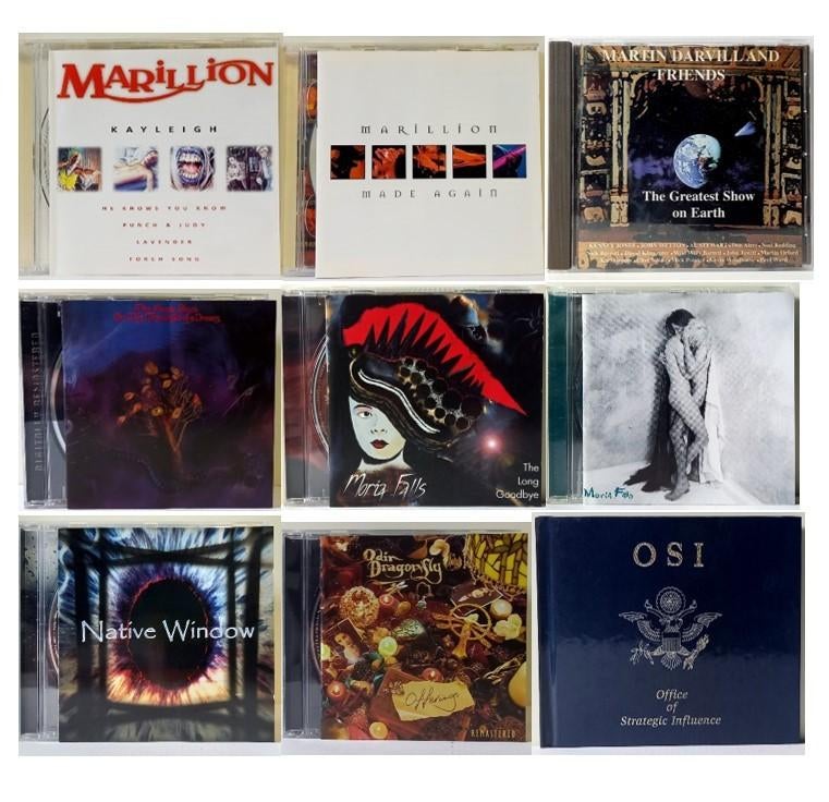 Progressive & Symfo Rock cd's: 'M - O', Enlèvement ou Envoi, Utilisé