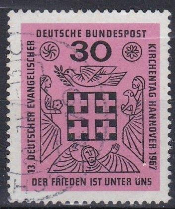 BRD 1967 - nr 536, Verzenden, BRD, Gestempeld