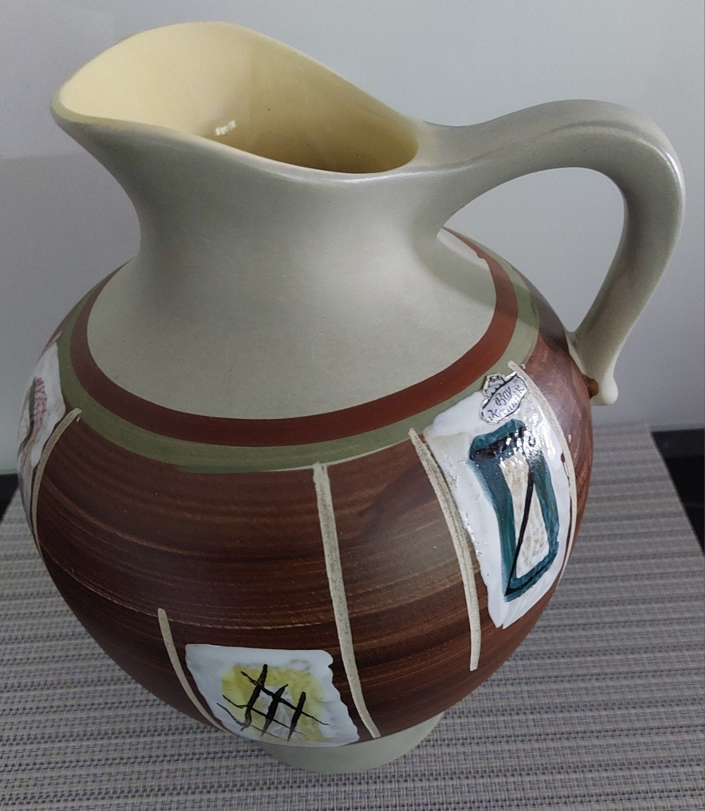 Bay Keramik Schenkkan / Vaas – Bodo Mans (Haiti, 30 cm), Antiek en Kunst, Ophalen