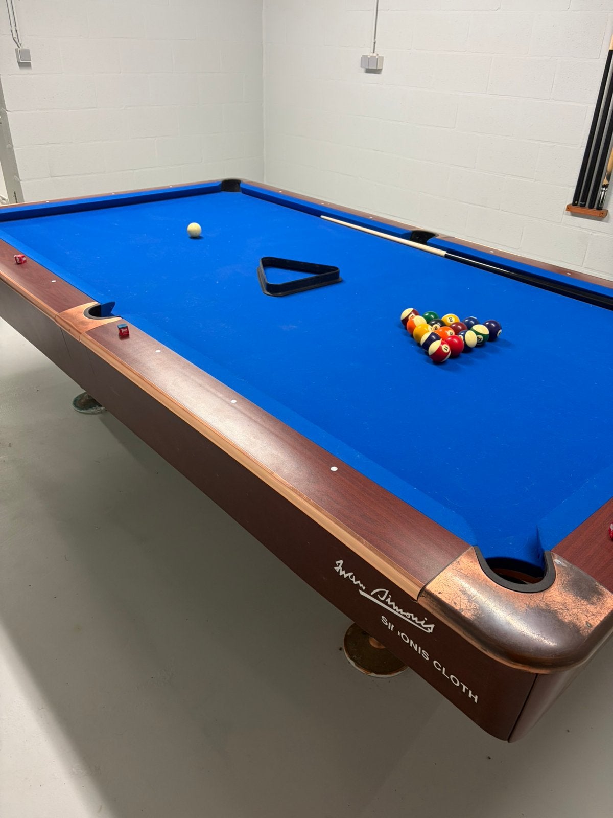 9-feet pooltafel, Sport en Fitness, Ophalen, Gebruikt, Pooltafel
