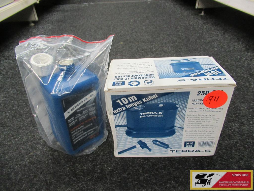 4 mini kompressors + 10 mtr snoer per stuk nr. 1911, Caravans en Kamperen, Caravanaccessoires, Gebruikt, -, -, Ophalen of Verzenden