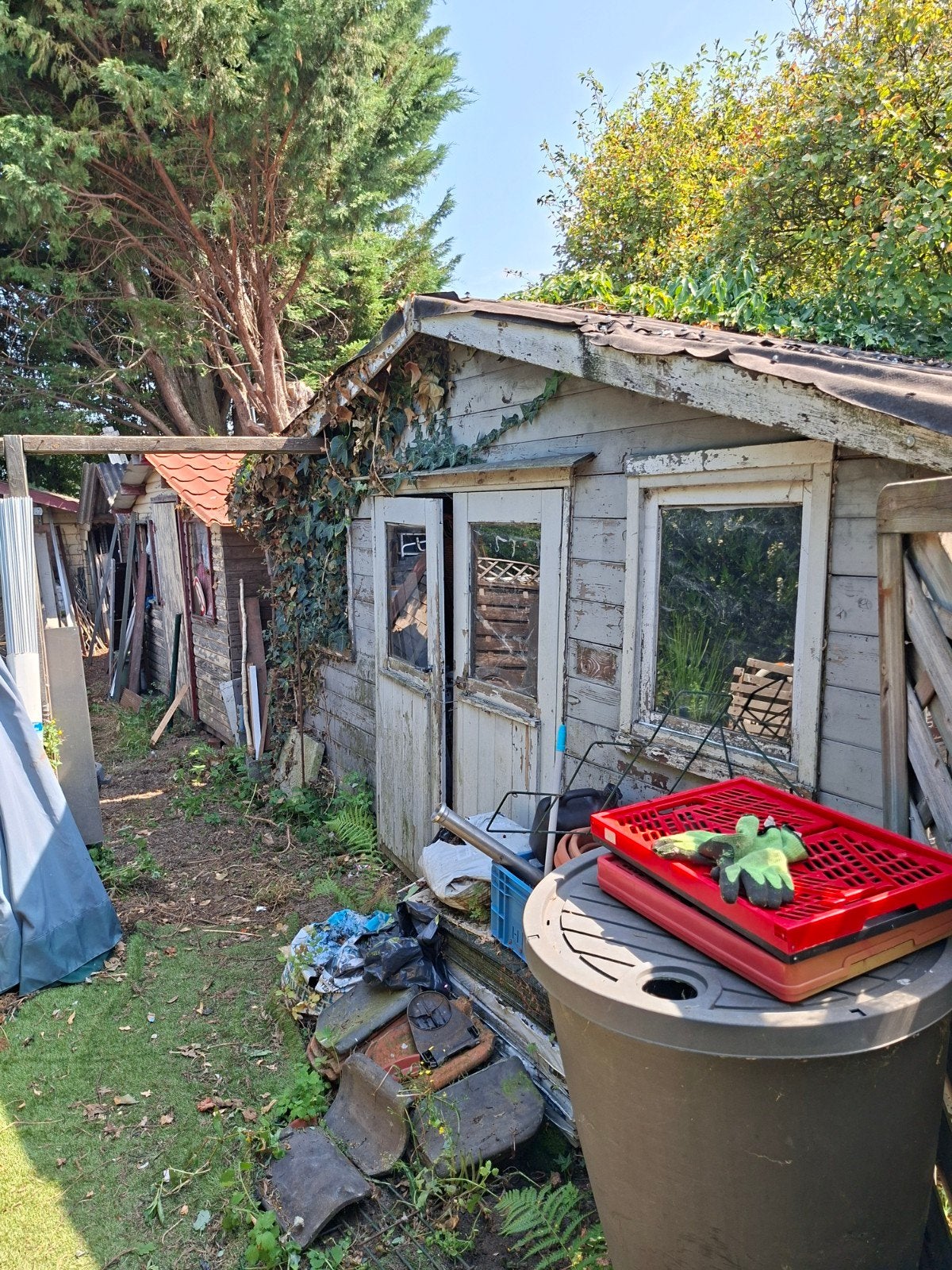 3 tuinhuizen  afm 2 x 1 m .afm 3 x 240 . afm 4x3 m, Tuin en Terras, Ophalen