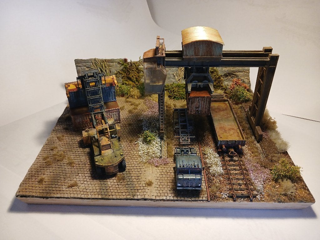diorama  container terminal, Ophalen of Verzenden, Nieuw, 1:50 of kleiner, Diorama