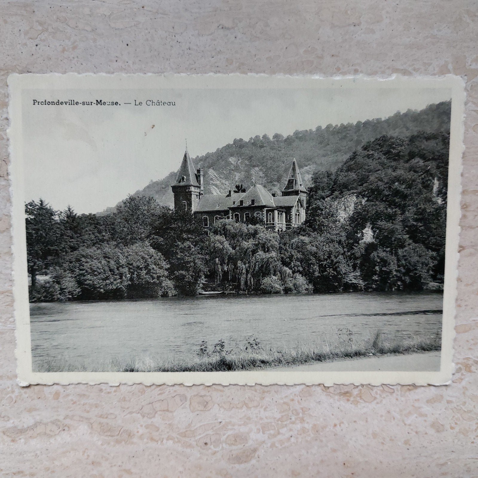 Oude postkaart Profondeville, Ophalen of Verzenden