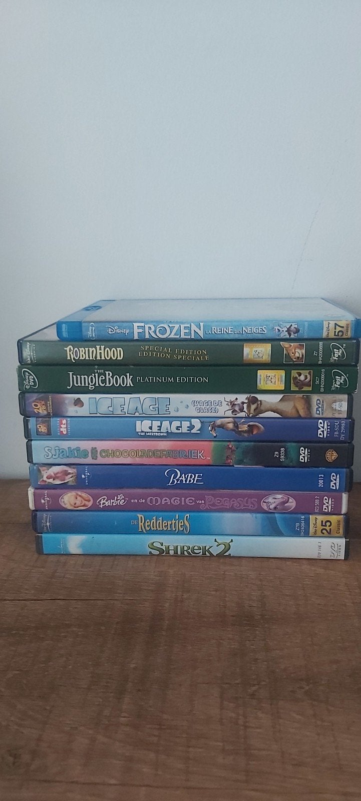 set kinder dvd's, Cd's en Dvd's, Ophalen