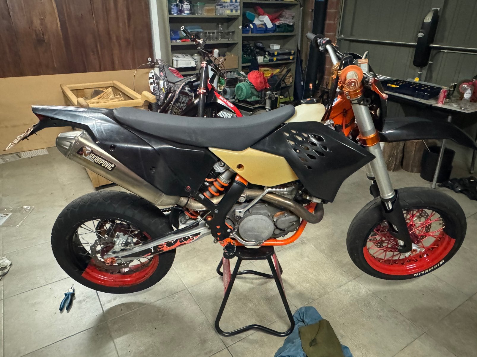 KTM 530 EXC supermoto 2011, Motoren, Motorrijbewijs A, Gebruikt, Particulier, Meer dan 35 kW