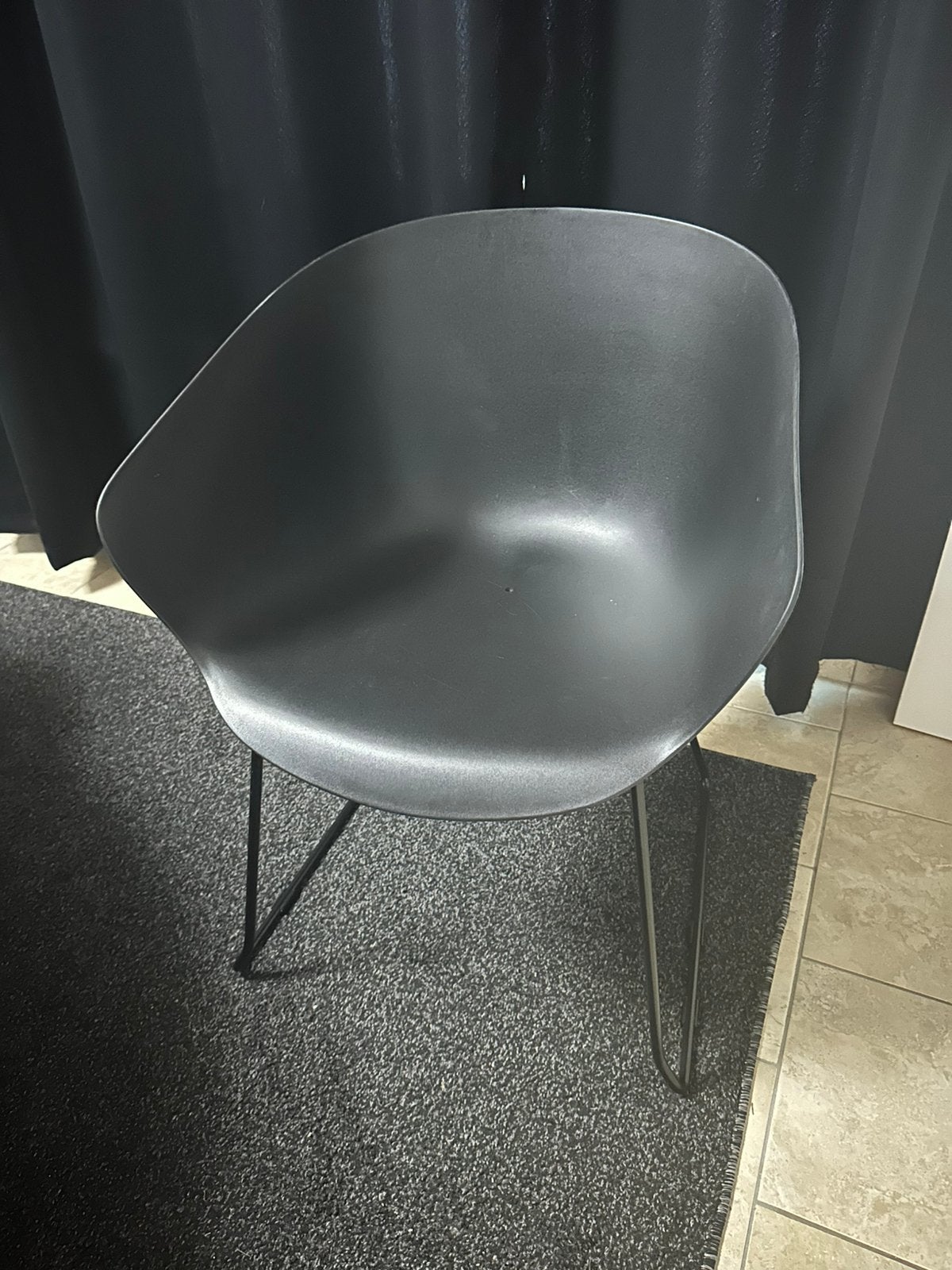 4 Kuipstoelen, Ophalen, Gebruikt, Zwart