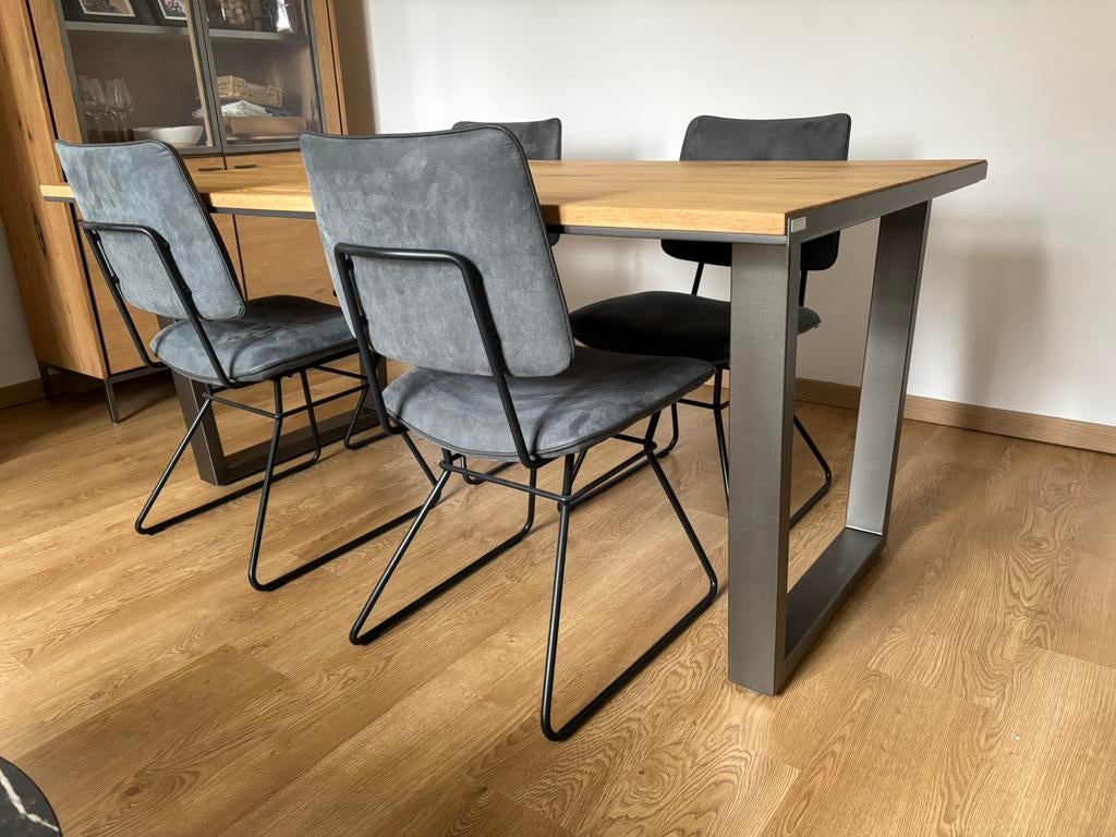 Xooon eettafel eikenfineer 170 x 100cm, Maison & Meubles, Tables | Tables à manger, Enlèvement, Comme neuf