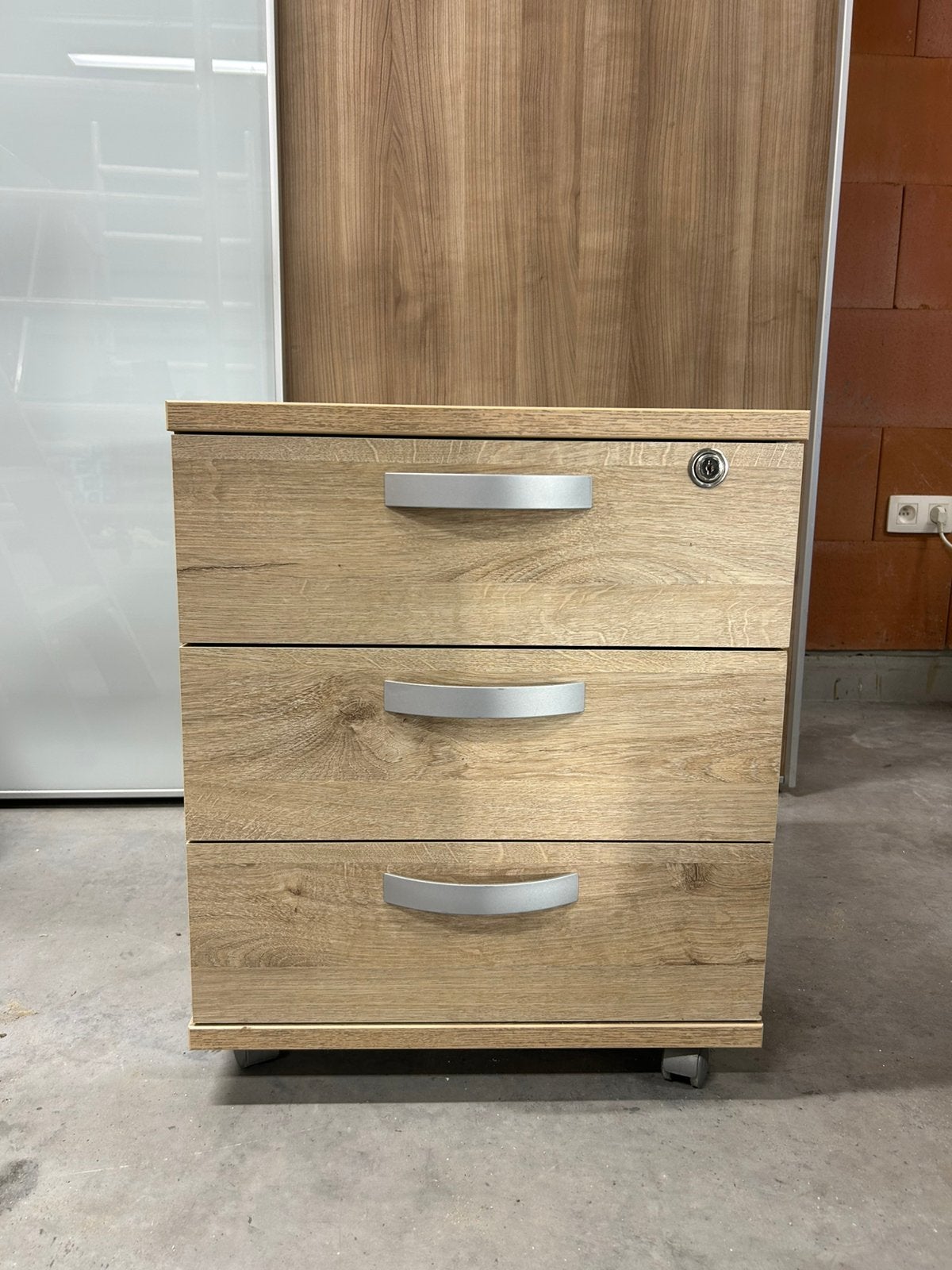 Ladeblok bureaukastje melamine, Huis en Inrichting, Ophalen, Minder dan 50 cm, Gebruikt, 3 of 4 laden