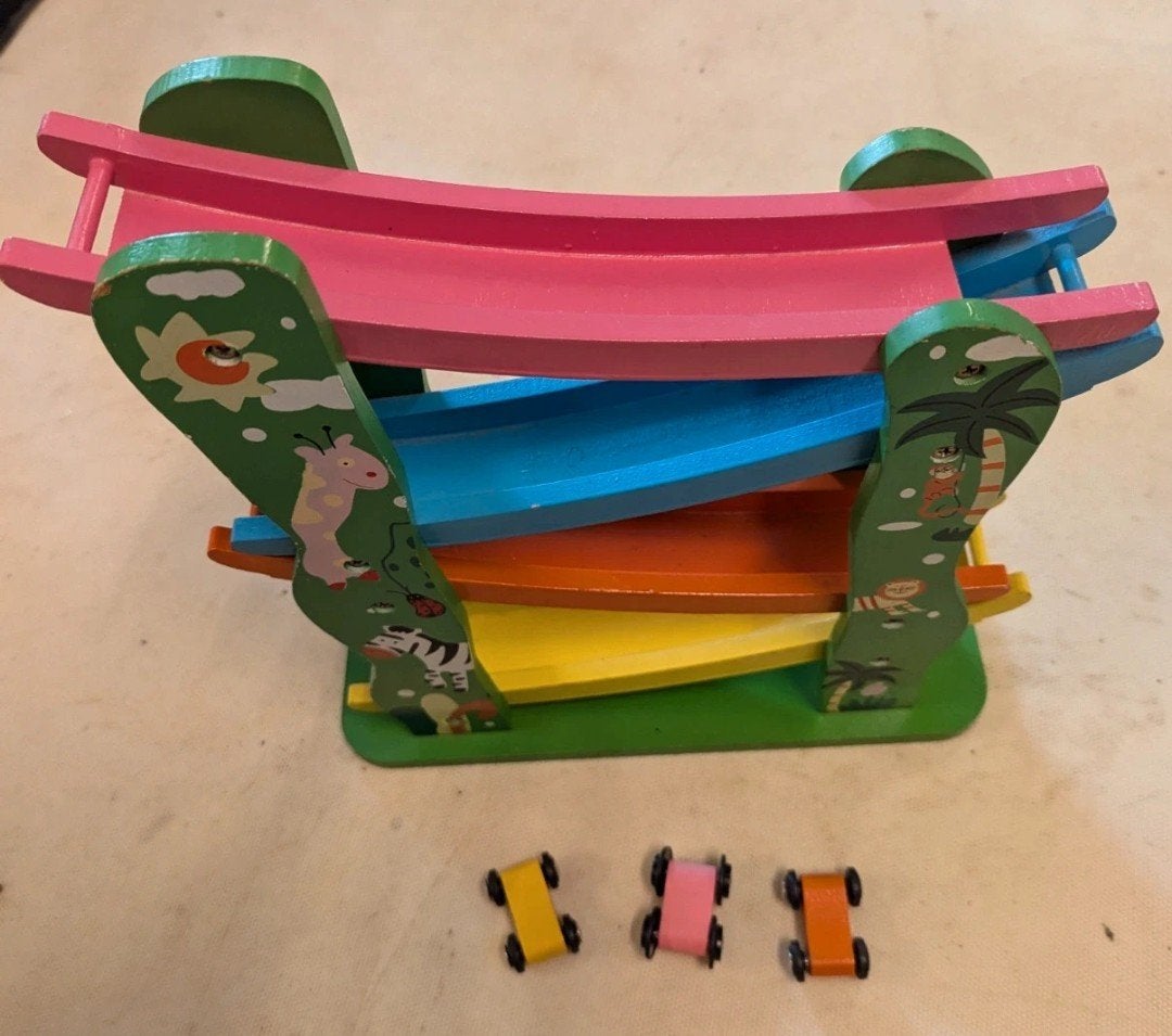 Houten autobaan, Enfants & Bébés, Jouets | Circuits, Enlèvement