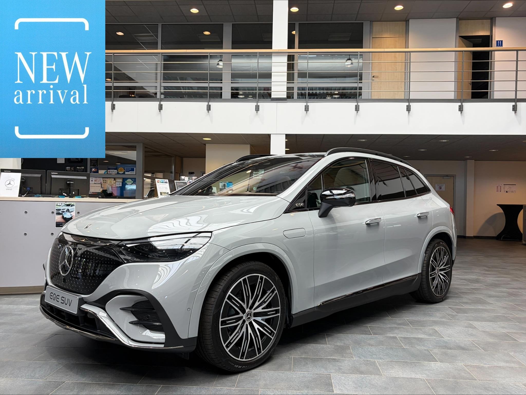 Mercedes-Benz EQE SUV EQE 350+ Star Edition Nieuwe wagen DOS, Auto's, Automaat, 235 kW, SUV of Terreinwagen, Zilver of Grijs