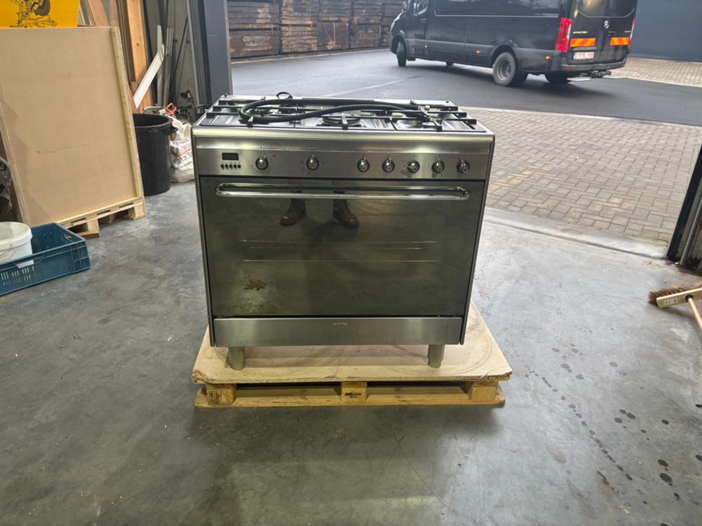 Smeg gasfornuis, Huis en Inrichting, Keuken | Keukenbenodigdheden, Ophalen, Gebruikt, Smeg
