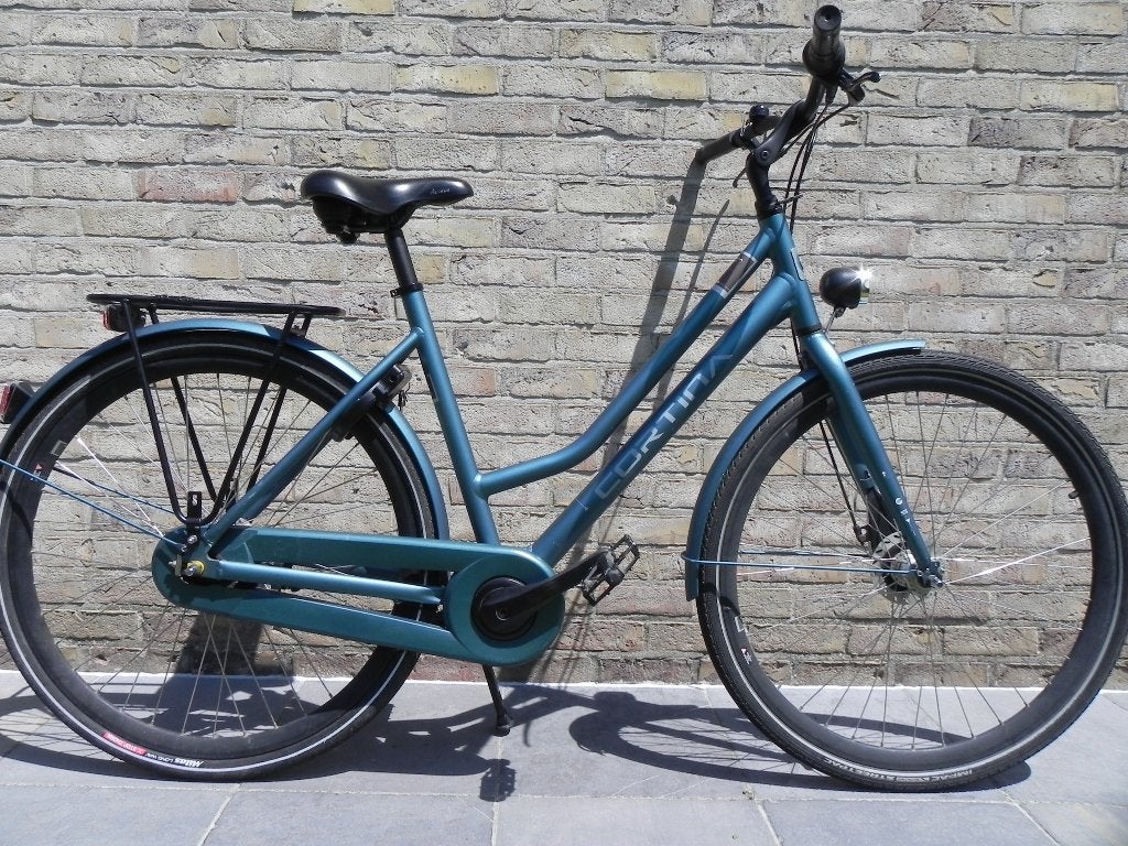 Cortina alu damesfiets nog in nieuwstaat, Versnellingen, Zo goed als nieuw, 50 tot 53 cm, Trommelrem