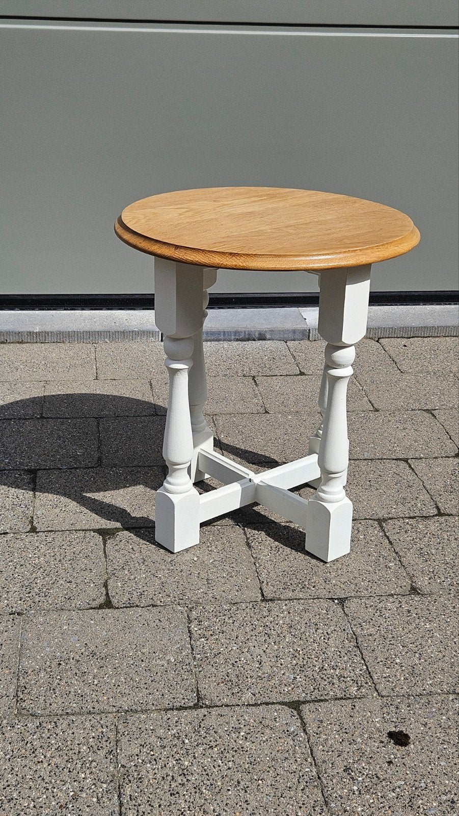 Houten bijzettafel, Huis en Inrichting, Tafels | Statafels, Ophalen, Gebruikt