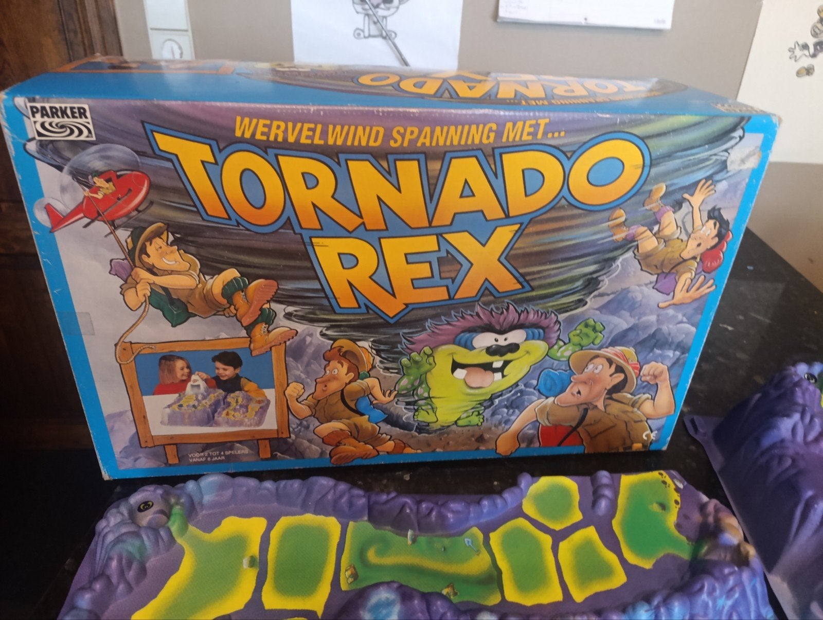 Parker gezelschapsspel Tornado Rex vintage, Ophalen of Verzenden