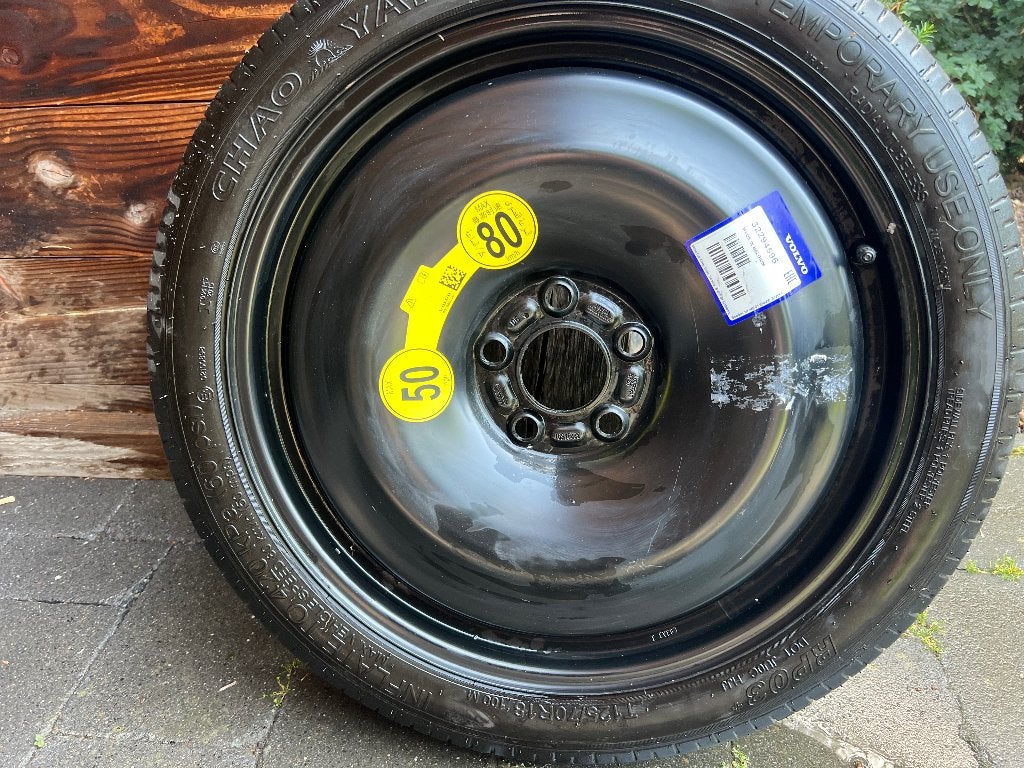 Reservewiel (thuisbrenger) VOLVO, Ophalen, Nieuw, Personenwagen, Banden en Velgen