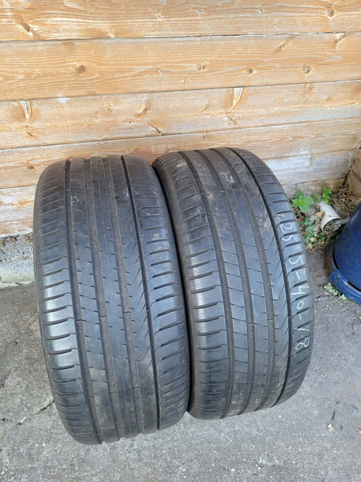 2 pneus été pirelli cinturato 7  255/40/r18  99y, Enlèvement, Utilisé