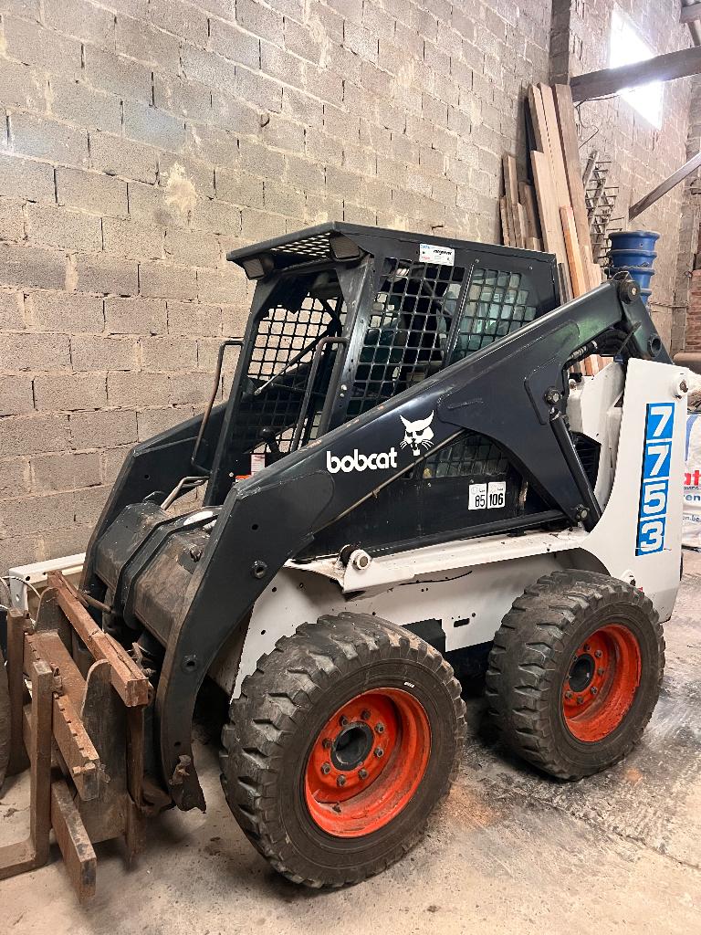 bobcat schranklader 7753 met extra's, Ophalen
