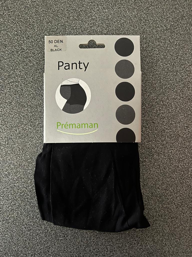 Zwarte panty 50 den Prémaman - maat XL, Kleding | Dames, Zwangerschapskleding, Ophalen of Verzenden, Nieuw, Maat 46/48 (XL) of groter