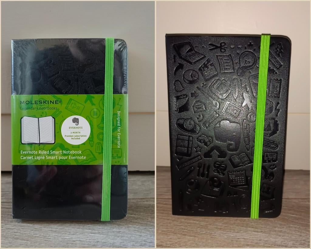 2 x Moleskine Evernote A6, Divers, Cahiers de notes, Enlèvement ou Envoi, Neuf, A6